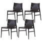 Modern Style Solid Wood Side Chair Solid Back Dining Chair for Dinning Room Black 4 Piece Set Clearhalo ' kitchen&dining_furn' 'Dining Chairs' 'Dining Tables & Seating' 'dining_chair' 'furn' 'furn_dining_chair' 'Furniture' 'furniture_dining_chair' 'Kitchen & Dining Furniture' 'kitchen' 3575617