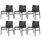 Modern Style Solid Wood Side Chair Solid Back Dining Chair for Dinning Room Black 6 Piece Set Clearhalo ' kitchen&dining_furn' 'Dining Chairs' 'Dining Tables & Seating' 'dining_chair' 'furn' 'furn_dining_chair' 'Furniture' 'furniture_dining_chair' 'Kitchen & Dining Furniture' 'kitchen' 3575619