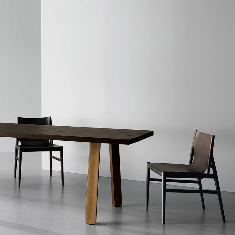 Modern Style Solid Wood Side Chair Solid Back Dining Chair for Dinning Room Clearhalo ' kitchen&dining_furn' 'Dining Chairs' 'Dining Tables & Seating' 'dining_chair' 'furn' 'furn_dining_chair' 'Furniture' 'furniture_dining_chair' 'Kitchen & Dining Furniture' 'kitchen' 3575620