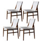 Modern Style Solid Wood Side Chair Solid Back Dining Chair for Dinning Room Grey 4 Piece Set Clearhalo ' kitchen&dining_furn' 'Dining Chairs' 'Dining Tables & Seating' 'dining_chair' 'furn' 'furn_dining_chair' 'Furniture' 'furniture_dining_chair' 'Kitchen & Dining Furniture' 'kitchen' 3575623