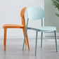Glam Style Plastic Side Chair Matte Finish Open Back Dining Chair for Home Clearhalo ' kitchen&dining_furn' 'Dining Chairs' 'Dining Tables & Seating' 'dining_chair' 'furn' 'furn_dining_chair' 'Furniture' 'furniture_dining_chair' 'Kitchen & Dining Furniture' 'kitchen' 3575687