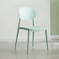 Glam Style Plastic Side Chair Matte Finish Open Back Dining Chair for Home Turquoise 1 Piece Clearhalo ' kitchen&dining_furn' 'Dining Chairs' 'Dining Tables & Seating' 'dining_chair' 'furn' 'furn_dining_chair' 'Furniture' 'furniture_dining_chair' 'Kitchen & Dining Furniture' 'kitchen' 3575692