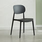 Glam Style Plastic Side Chair Matte Finish Open Back Dining Chair for Home Black 1 Piece Clearhalo ' kitchen&dining_furn' 'Dining Chairs' 'Dining Tables & Seating' 'dining_chair' 'furn' 'furn_dining_chair' 'Furniture' 'furniture_dining_chair' 'Kitchen & Dining Furniture' 'kitchen' 3575704