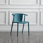 Multicolor Plastic Dining Armchair Contemporary Style Chair for Dining Room Blue 1 Piece Clearhalo ' kitchen&dining_furn' 'Dining Chairs' 'Dining Tables & Seating' 'dining_chair' 'furn' 'furn_dining_chair' 'Furniture' 'furniture_dining_chair' 'Kitchen & Dining Furniture' 'kitchen' 3575711