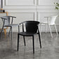 Multicolor Plastic Dining Armchair Contemporary Style Chair for Dining Room Clearhalo ' kitchen&dining_furn' 'Dining Chairs' 'Dining Tables & Seating' 'dining_chair' 'furn' 'furn_dining_chair' 'Furniture' 'furniture_dining_chair' 'Kitchen & Dining Furniture' 'kitchen' 3575728