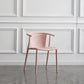 Multicolor Plastic Dining Armchair Contemporary Style Chair for Dining Room Pink 1 Piece Clearhalo ' kitchen&dining_furn' 'Dining Chairs' 'Dining Tables & Seating' 'dining_chair' 'furn' 'furn_dining_chair' 'Furniture' 'furniture_dining_chair' 'Kitchen & Dining Furniture' 'kitchen' 3575742