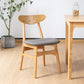 Contemporary Wooden Indoor Open Back Dining Side Chair of 16'' Wide Dining Chair Dark Gray 1 Piece Natural Wood Clearhalo ' kitchen&dining_furn' 'Dining Chairs' 'Dining Tables & Seating' 'dining_chair' 'furn' 'furn_dining_chair' 'Furniture' 'furniture_dining_chair' 'Kitchen & Dining Furniture' 'kitchen' 3575767