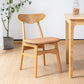 Contemporary Wooden Indoor Open Back Dining Side Chair of 16'' Wide Dining Chair Apricot-Brown 1 Piece Natural Wood Clearhalo ' kitchen&dining_furn' 'Dining Chairs' 'Dining Tables & Seating' 'dining_chair' 'furn' 'furn_dining_chair' 'Furniture' 'furniture_dining_chair' 'Kitchen & Dining Furniture' 'kitchen' 3575795