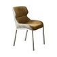 Nordic Cushioned Dining Chair 32"H Wingback Parsons Chair with Metal Base for Restaurant Yellow 1 Piece Clearhalo ' kitchen&dining_furn' 'Dining Chairs' 'Dining Tables & Seating' 'dining_chair' 'furn' 'furn_dining_chair' 'Furniture' 'furniture_dining_chair' 'Kitchen & Dining Furniture' 'kitchen' 3575894