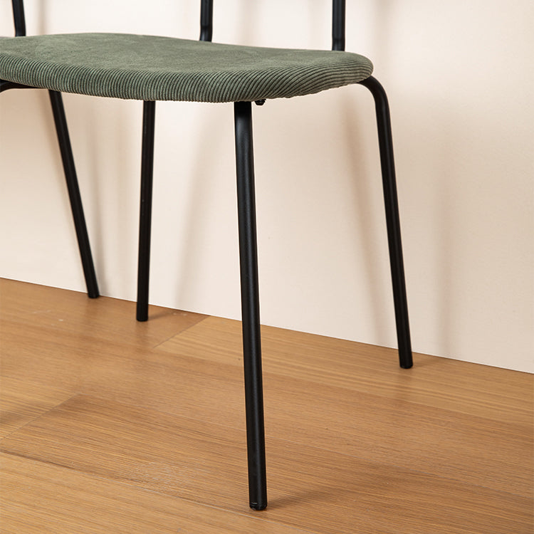 Design Metal Dining Side Chairs Glam Style Open Back Side Chair for Home Use Clearhalo ' kitchen&dining_furn' 'Dining Chairs' 'Dining Tables & Seating' 'dining_chair' 'furn' 'furn_dining_chair' 'Furniture' 'furniture_dining_chair' 'Kitchen & Dining Furniture' 'kitchen' 3576016