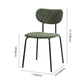 Design Metal Dining Side Chairs Glam Style Open Back Side Chair for Home Use Clearhalo ' kitchen&dining_furn' 'Dining Chairs' 'Dining Tables & Seating' 'dining_chair' 'furn' 'furn_dining_chair' 'Furniture' 'furniture_dining_chair' 'Kitchen & Dining Furniture' 'kitchen' 3576017
