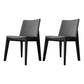 Scandinavian Oak Parsons Side Chair Linen Dining Chair with Natural Legs Grey 2 Piece Set Black Clearhalo ' kitchen&dining_furn' 'Dining Chairs' 'Dining Tables & Seating' 'dining_chair' 'furn' 'furn_dining_chair' 'Furniture' 'furniture_dining_chair' 'Kitchen & Dining Furniture' 'kitchen' 3576043
