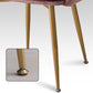 Glam Dining Room Chair Solid Back Side Chair with 4 Metal Legs for Home Use Clearhalo ' kitchen&dining_furn' 'Dining Chairs' 'Dining Tables & Seating' 'dining_chair' 'furn' 'furn_dining_chair' 'Furniture' 'furniture_dining_chair' 'Kitchen & Dining Furniture' 'kitchen' 3576102