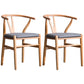 Wood Modern Dining Arm Chair with Color Cushion Wishbone Chair for Home Natural Silver 2 Piece Set Clearhalo ' kitchen&dining_furn' 'Dining Chairs' 'Dining Tables & Seating' 'dining_chair' 'furn' 'furn_dining_chair' 'Furniture' 'furniture_dining_chair' 'Kitchen & Dining Furniture' 'kitchen' 3576145