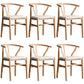 Wood Modern Dining Arm Chair with Color Cushion Wishbone Chair for Home Natural Beige 6 Piece Set Clearhalo ' kitchen&dining_furn' 'Dining Chairs' 'Dining Tables & Seating' 'dining_chair' 'furn' 'furn_dining_chair' 'Furniture' 'furniture_dining_chair' 'Kitchen & Dining Furniture' 'kitchen' 3576157