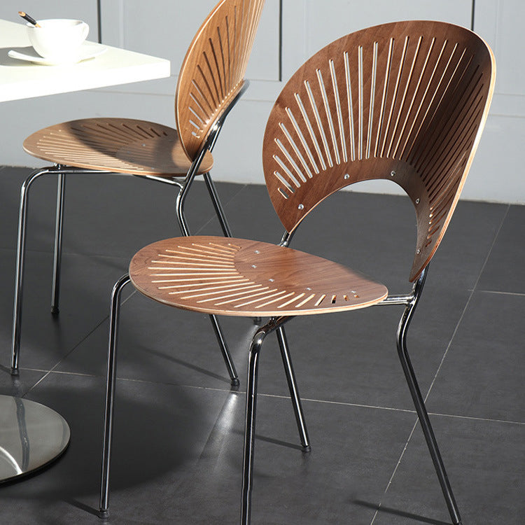 Metal Contemporary Style Kitchen Chair Open Back Side Dining Chairs Set Clearhalo ' kitchen&dining_furn' 'Dining Chairs' 'Dining Tables & Seating' 'dining_chair' 'furn' 'furn_dining_chair' 'Furniture' 'furniture_dining_chair' 'Kitchen & Dining Furniture' 'kitchen' 3576225