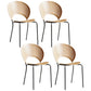 Metal Contemporary Style Kitchen Chair Open Back Side Dining Chairs Set Wood 4 Piece Set Clearhalo ' kitchen&dining_furn' 'Dining Chairs' 'Dining Tables & Seating' 'dining_chair' 'furn' 'furn_dining_chair' 'Furniture' 'furniture_dining_chair' 'Kitchen & Dining Furniture' 'kitchen' 3576232