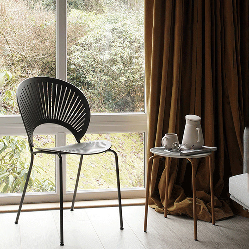 Metal Contemporary Style Kitchen Chair Open Back Side Dining Chairs Set Clearhalo ' kitchen&dining_furn' 'Dining Chairs' 'Dining Tables & Seating' 'dining_chair' 'furn' 'furn_dining_chair' 'Furniture' 'furniture_dining_chair' 'Kitchen & Dining Furniture' 'kitchen' 3576235