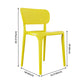 Contemporary Plastic Open Side Chair Stacking Study Room Dining Chair With Matte Finish Clearhalo ' kitchen&dining_furn' 'Dining Chairs' 'Dining Tables & Seating' 'dining_chair' 'furn' 'furn_dining_chair' 'Furniture' 'furniture_dining_chair' 'Kitchen & Dining Furniture' 'kitchen' 3576259