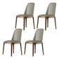 Nordic Style Side Solid Dining Room Chair Leather Parsons Chair for Home Use Light Blue 4 Piece Set Clearhalo ' kitchen&dining_furn' 'Dining Chairs' 'Dining Tables & Seating' 'dining_chair' 'furn' 'furn_dining_chair' 'Furniture' 'furniture_dining_chair' 'Kitchen & Dining Furniture' 'kitchen' 3576301