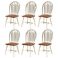 Solid Wood Traditional Dining Room Chair Matte Finish Windsor Back Side Chair Textured White 6 Piece Set Clearhalo ' kitchen&dining_furn' 'Dining Chairs' 'Dining Tables & Seating' 'dining_chair' 'furn' 'furn_dining_chair' 'Furniture' 'furniture_dining_chair' 'Kitchen & Dining Furniture' 'kitchen' 3576329