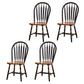 Solid Wood Traditional Dining Room Chair Matte Finish Windsor Back Side Chair Black 4 Piece Set Clearhalo ' kitchen&dining_furn' 'Dining Chairs' 'Dining Tables & Seating' 'dining_chair' 'furn' 'furn_dining_chair' 'Furniture' 'furniture_dining_chair' 'Kitchen & Dining Furniture' 'kitchen' 3576339