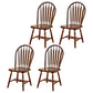 Solid Wood Traditional Dining Room Chair Matte Finish Windsor Back Side Chair Dark Coffee 4 Piece Set Clearhalo ' kitchen&dining_furn' 'Dining Chairs' 'Dining Tables & Seating' 'dining_chair' 'furn' 'furn_dining_chair' 'Furniture' 'furniture_dining_chair' 'Kitchen & Dining Furniture' 'kitchen' 3576343