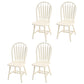 Solid Wood Traditional Dining Room Chair Matte Finish Windsor Back Side Chair White 4 Piece Set Clearhalo ' kitchen&dining_furn' 'Dining Chairs' 'Dining Tables & Seating' 'dining_chair' 'furn' 'furn_dining_chair' 'Furniture' 'furniture_dining_chair' 'Kitchen & Dining Furniture' 'kitchen' 3576346
