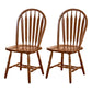Solid Wood Traditional Dining Room Chair Matte Finish Windsor Back Side Chair Walnut 2 Piece Set Clearhalo ' kitchen&dining_furn' 'Dining Chairs' 'Dining Tables & Seating' 'dining_chair' 'furn' 'furn_dining_chair' 'Furniture' 'furniture_dining_chair' 'Kitchen & Dining Furniture' 'kitchen' 3576348