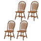 Solid Wood Traditional Dining Room Chair Matte Finish Windsor Back Side Chair Walnut 4 Piece Set Clearhalo ' kitchen&dining_furn' 'Dining Chairs' 'Dining Tables & Seating' 'dining_chair' 'furn' 'furn_dining_chair' 'Furniture' 'furniture_dining_chair' 'Kitchen & Dining Furniture' 'kitchen' 3576349