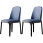 Industrial Dining Chair Solid Back Chair with 4 Wood Legs for Home Use Blue 2 Piece Set Clearhalo ' kitchen&dining_furn' 'Dining Chairs' 'Dining Tables & Seating' 'dining_chair' 'furn' 'furn_dining_chair' 'Furniture' 'furniture_dining_chair' 'Kitchen & Dining Furniture' 'kitchen' 3576381