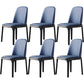 Industrial Dining Chair Solid Back Chair with 4 Wood Legs for Home Use Blue 6 Piece Set Clearhalo ' kitchen&dining_furn' 'Dining Chairs' 'Dining Tables & Seating' 'dining_chair' 'furn' 'furn_dining_chair' 'Furniture' 'furniture_dining_chair' 'Kitchen & Dining Furniture' 'kitchen' 3576384