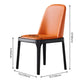 Industrial Dining Chair Solid Back Chair with 4 Wood Legs for Home Use Clearhalo ' kitchen&dining_furn' 'Dining Chairs' 'Dining Tables & Seating' 'dining_chair' 'furn' 'furn_dining_chair' 'Furniture' 'furniture_dining_chair' 'Kitchen & Dining Furniture' 'kitchen' 3576396