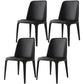 Industrial Dining Chair Solid Back Chair with 4 Wood Legs for Home Use Black 4 Piece Set Clearhalo ' kitchen&dining_furn' 'Dining Chairs' 'Dining Tables & Seating' 'dining_chair' 'furn' 'furn_dining_chair' 'Furniture' 'furniture_dining_chair' 'Kitchen & Dining Furniture' 'kitchen' 3576399