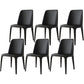 Industrial Dining Chair Solid Back Chair with 4 Wood Legs for Home Use Black 6 Piece Set Clearhalo ' kitchen&dining_furn' 'Dining Chairs' 'Dining Tables & Seating' 'dining_chair' 'furn' 'furn_dining_chair' 'Furniture' 'furniture_dining_chair' 'Kitchen & Dining Furniture' 'kitchen' 3576400