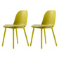 Nordic Dining Room Armless Chair Plastic Side Fabric Chair for Kitchen Beige 2 Piece Set Clearhalo ' kitchen&dining_furn' 'Dining Chairs' 'Dining Tables & Seating' 'dining_chair' 'furn' 'furn_dining_chair' 'Furniture' 'furniture_dining_chair' 'Kitchen & Dining Furniture' 'kitchen' 3577315
