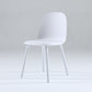 Nordic Dining Room Armless Chair Plastic Side Fabric Chair for Kitchen White 1 Piece Clearhalo ' kitchen&dining_furn' 'Dining Chairs' 'Dining Tables & Seating' 'dining_chair' 'furn' 'furn_dining_chair' 'Furniture' 'furniture_dining_chair' 'Kitchen & Dining Furniture' 'kitchen' 3577326