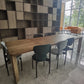 Contemporary Dining Table Solid Wood Table with 4 Legs for Dining Room Clearhalo ' dining_table' 'Dining Tables & Seating' 'Dining Tables' 'Furniture' 'furniture_dining_table' 'Kitchen & Dining Furniture' 'kitchen&dining_furn' 'kitchen' 'kitchen_dining_table' 3577352