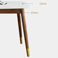 Modern Rectangle Sintered Stone Dining Table with Wooden Base White Dining Table for Restaurant Clearhalo ' dining_table' 'Dining Tables & Seating' 'Dining Tables' 'Furniture' 'furniture_dining_table' 'Kitchen & Dining Furniture' 'kitchen&dining_furn' 'kitchen' 'kitchen_dining_table' 3577362