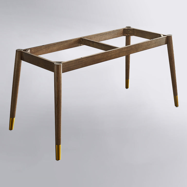 Modern Rectangle Sintered Stone Dining Table with Wooden Base White Dining Table for Restaurant Clearhalo ' dining_table' 'Dining Tables & Seating' 'Dining Tables' 'Furniture' 'furniture_dining_table' 'Kitchen & Dining Furniture' 'kitchen&dining_furn' 'kitchen' 'kitchen_dining_table' 3577363