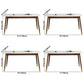 Modern Rectangle Sintered Stone Dining Table with Wooden Base White Dining Table for Restaurant Clearhalo ' dining_table' 'Dining Tables & Seating' 'Dining Tables' 'Furniture' 'furniture_dining_table' 'Kitchen & Dining Furniture' 'kitchen&dining_furn' 'kitchen' 'kitchen_dining_table' 3577366