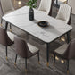 Sintered Stone Modern Dining Table Rectangle Table with 4 Legs for Home Use Clearhalo ' dining_table' 'Dining Tables & Seating' 'Dining Tables' 'Furniture' 'furniture_dining_table' 'Kitchen & Dining Furniture' 'kitchen&dining_furn' 'kitchen' 'kitchen_dining_table' 3577369