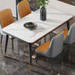 Sintered Stone Modern Dining Table Rectangle Table with 4 Legs for Home Use Clearhalo ' dining_table' 'Dining Tables & Seating' 'Dining Tables' 'Furniture' 'furniture_dining_table' 'Kitchen & Dining Furniture' 'kitchen&dining_furn' 'kitchen' 'kitchen_dining_table' 3577372