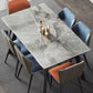 Sintered Stone Modern Dining Table Rectangle Extendable Table with 4 Legs Clearhalo ' dining_table' 'Dining Tables & Seating' 'Dining Tables' 'Furniture' 'furniture_dining_table' 'Kitchen & Dining Furniture' 'kitchen&dining_furn' 'kitchen' 'kitchen_dining_table' 3577427