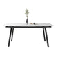 Sintered Stone Modern Dining Table Rectangle Extendable Table with 4 Legs Clearhalo ' dining_table' 'Dining Tables & Seating' 'Dining Tables' 'Furniture' 'furniture_dining_table' 'Kitchen & Dining Furniture' 'kitchen&dining_furn' 'kitchen' 'kitchen_dining_table' 3577429