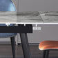 Sintered Stone Modern Dining Table Rectangle Extendable Table with 4 Legs Clearhalo ' dining_table' 'Dining Tables & Seating' 'Dining Tables' 'Furniture' 'furniture_dining_table' 'Kitchen & Dining Furniture' 'kitchen&dining_furn' 'kitchen' 'kitchen_dining_table' 3577431