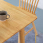 Contemporary Solid Wood Rectangle Shape Dining Table Kitchen Dining Table with 4 Legs Clearhalo ' dining_table' 'Dining Tables & Seating' 'Dining Tables' 'Furniture' 'furniture_dining_table' 'Kitchen & Dining Furniture' 'kitchen&dining_furn' 'kitchen' 'kitchen_dining_table' 3577481