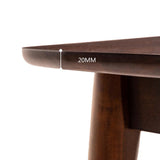 Contemporary Solid Wood Rectangle Shape Dining Table Kitchen Dining Table with 4 Legs Clearhalo ' dining_table' 'Dining Tables & Seating' 'Dining Tables' 'Furniture' 'furniture_dining_table' 'Kitchen & Dining Furniture' 'kitchen&dining_furn' 'kitchen' 'kitchen_dining_table' 3577485