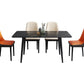 Dining Room Contemporary Sintered Stone Dining Table Rectangular Table with Metallic Base Clearhalo ' dining_table' 'Dining Tables & Seating' 'Dining Tables' 'furn' 'furn_dining_table' 'Furniture' 'furniture_dining_table' 'Kitchen & Dining Furniture' 'kitchen&dining_furn' 'kitchen' 'kitchen_dining_table' 3577496