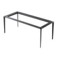 Rectangle Home Dining Table Sintered Stone Metal Frame Table with Four-leg Clearhalo ' dining_table' 'Dining Tables & Seating' 'Dining Tables' 'Furniture' 'furniture_dining_table' 'Kitchen & Dining Furniture' 'kitchen&dining_furn' 'kitchen' 'kitchen_dining_table' 3577544